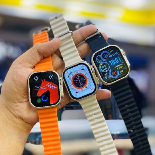 7 In 1 Ultra Smart Watch | 2.0″ Lcd | 7 Premium Straps | Bluetooth Calling | Wireless Charging | Heart Rate, Gps & Sleep Tracker – Multicolor Strap