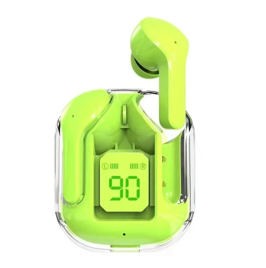 Air31 Earbuds Wireless Crystal Transparent Bluetooth 5.3 Air 31 Ear Buds Wireless Headset